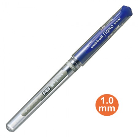 Uni三菱 UM-153 藍 1.0mm 粗字中性筆
