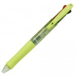 PILOT BKAB-40F 螢光綠桿 三色輕油舒寫筆