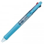PILOT BKAB-40F 螢光藍桿 三色輕油舒寫筆