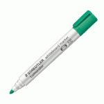 STAEDTLER MS351-5綠防乾白板筆(圓頭)