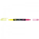 Pentel SLW8-GP 黃+粉紅 雙色螢光筆
