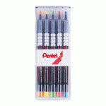 PENTEL S512-5 五色組螢光筆