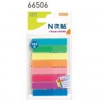 N次貼 66506 8色-160張螢光透明標籤