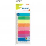 N次貼 66507 8色-160張螢光透明標籤