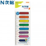 N次貼 66511 8張-120張箭頭螢光透明標籤