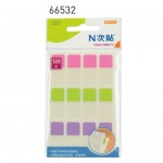 N次貼 66532 3色-120片分類索引片(洋紅+綠+紫)