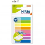 N次貼 66611 螢光透明標籤