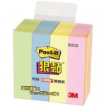 3M 600S 狠黏四色標籤/90張/45×12mm/