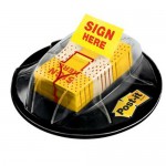 3M 680-HVSH 黃SIGN HERE 請簽名標籤