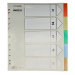 HFPWP IX901 5段塑膠五色分段紙