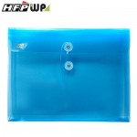 HFPWP GF218 藍 橫式透明文件袋