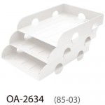樹德 OA-2634 組合式公文分類盒(白)