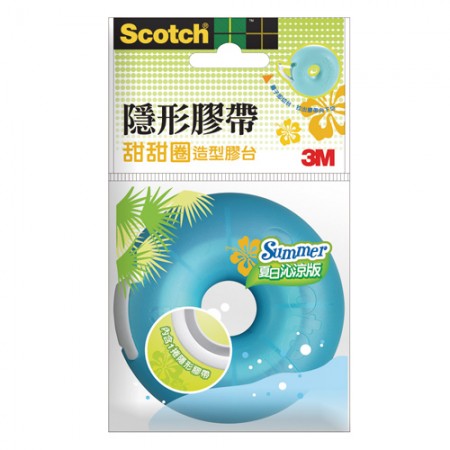 3M 810-DD-B 沁涼蘇打甜甜圈隱形膠帶附台