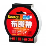 3M 2024W白色強力防水布膠帶24mm×15yds