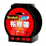 3M 2048D黑色強力防水布膠帶48mm×15yds