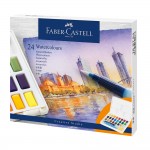 FABER 169724 創意攻坊24色攜帶型水彩塊套組