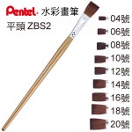 PENTEL ZBS2-06T號平頭水彩筆