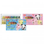 利百代1205-JC可愛家族特大號抗菌蠟筆12色