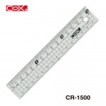 COX CR-1500透明直尺 15cm
