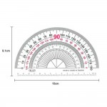 WIP HA401-6 雙色15公分量角器