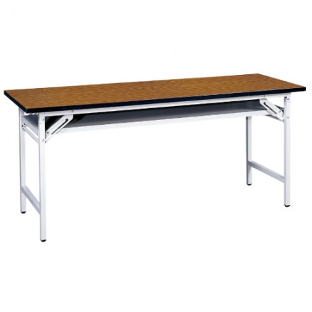 PU黑邊木紋折合式會議桌180×60×74cm
